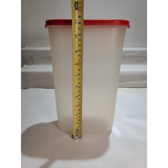 Vintage TUPPERWARE 1615-13 Modular Mate 12 1/4 cup 1616-2 Red Lid - Picture 3 of 10